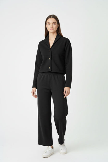 USQUARED Women's Shawl Collar Co-Ord Set