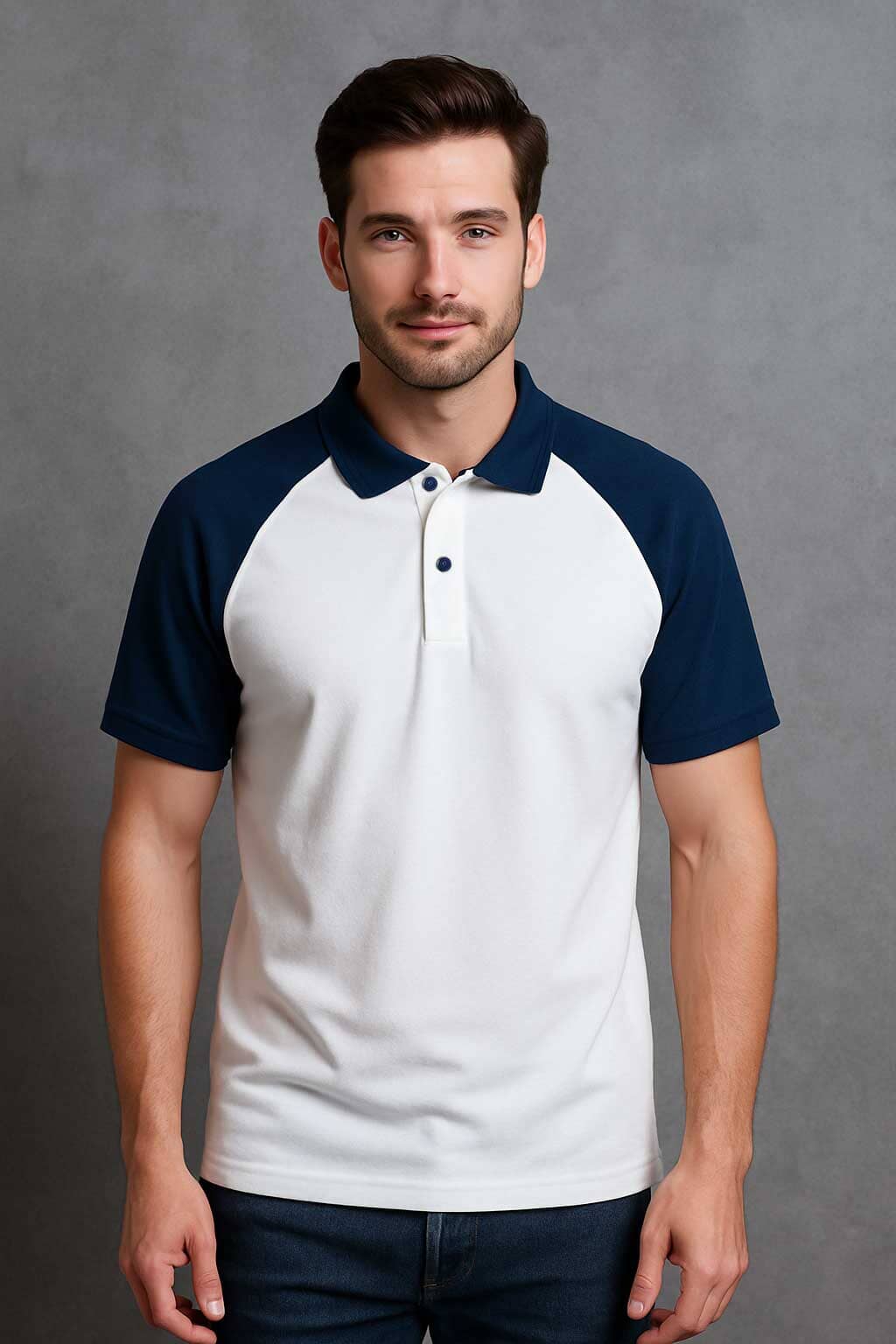 White & Navy