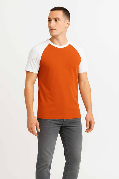 Orange & White