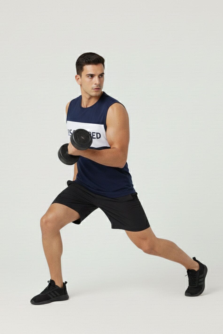 USQUARED Men's Two-Tone Activewear Tank Top