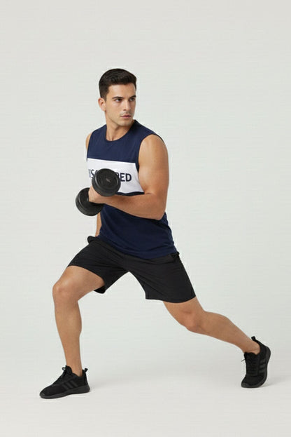 USQUARED Men's Two-Tone Activewear Tank Top