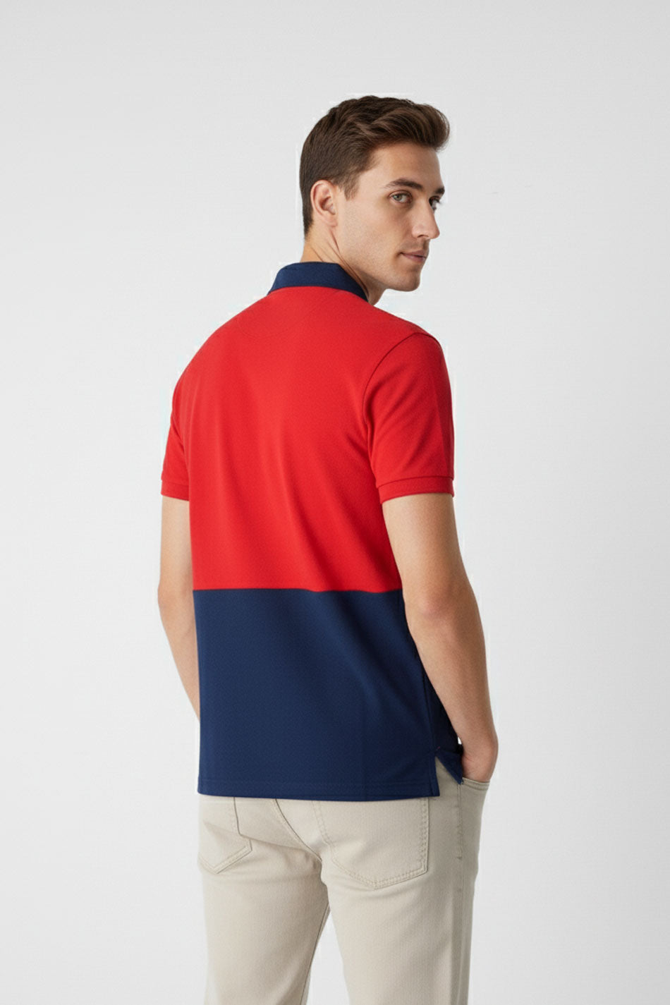 Polo Republica Men's Color-Block Polo Shirt