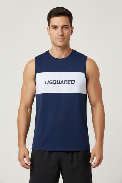 USQUARED Men's Two-Tone Activewear Tank Top