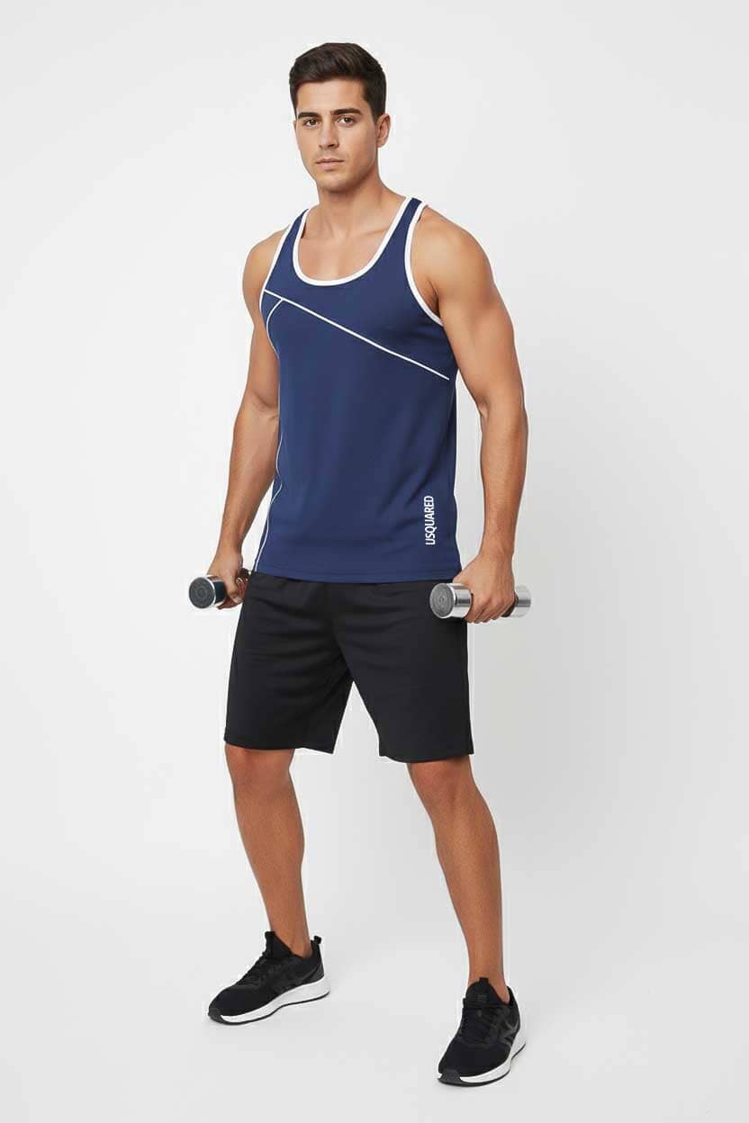 USQUARED Men's Piping Activewear Tank Top