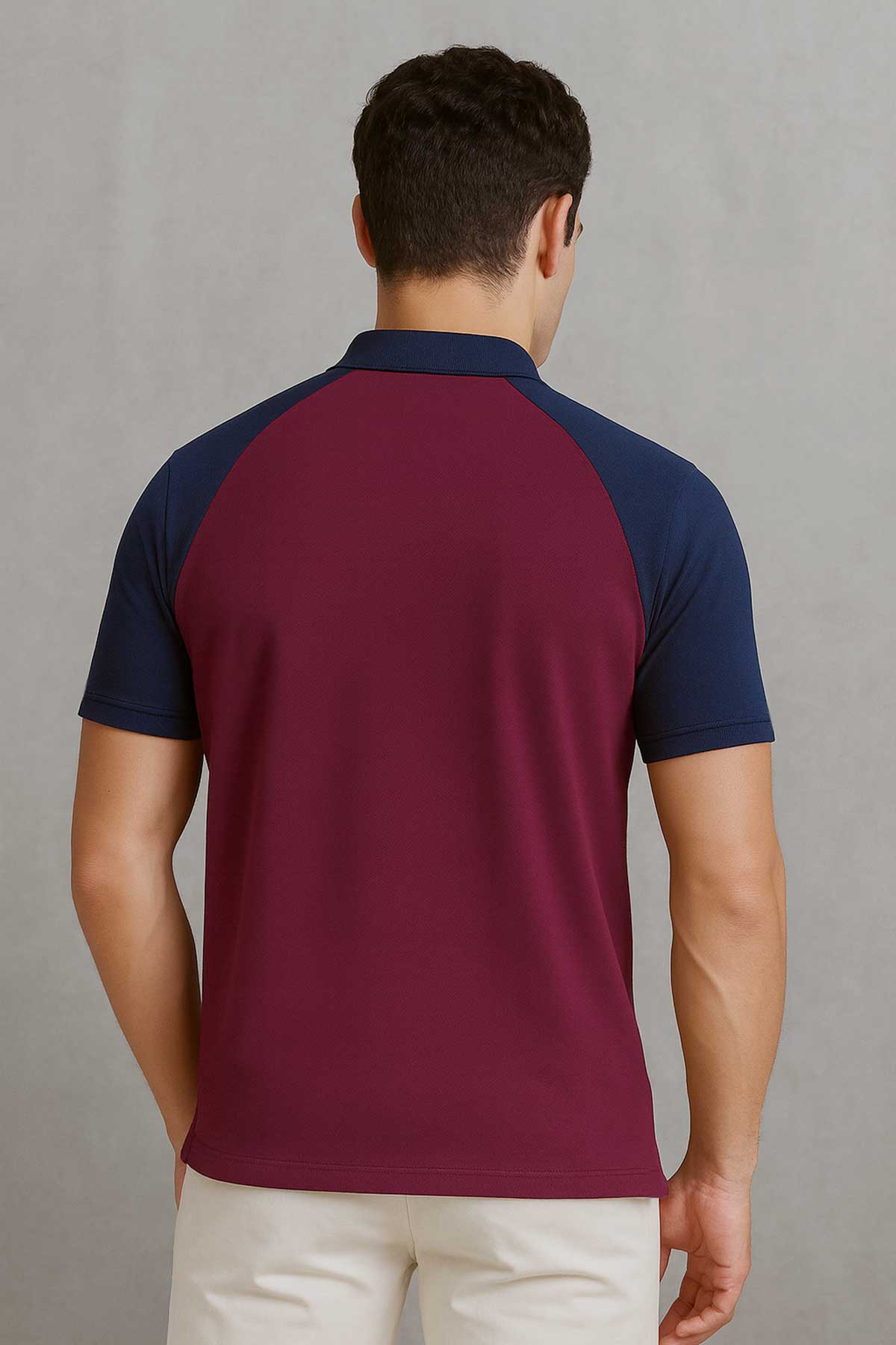 Burgundy & Navy