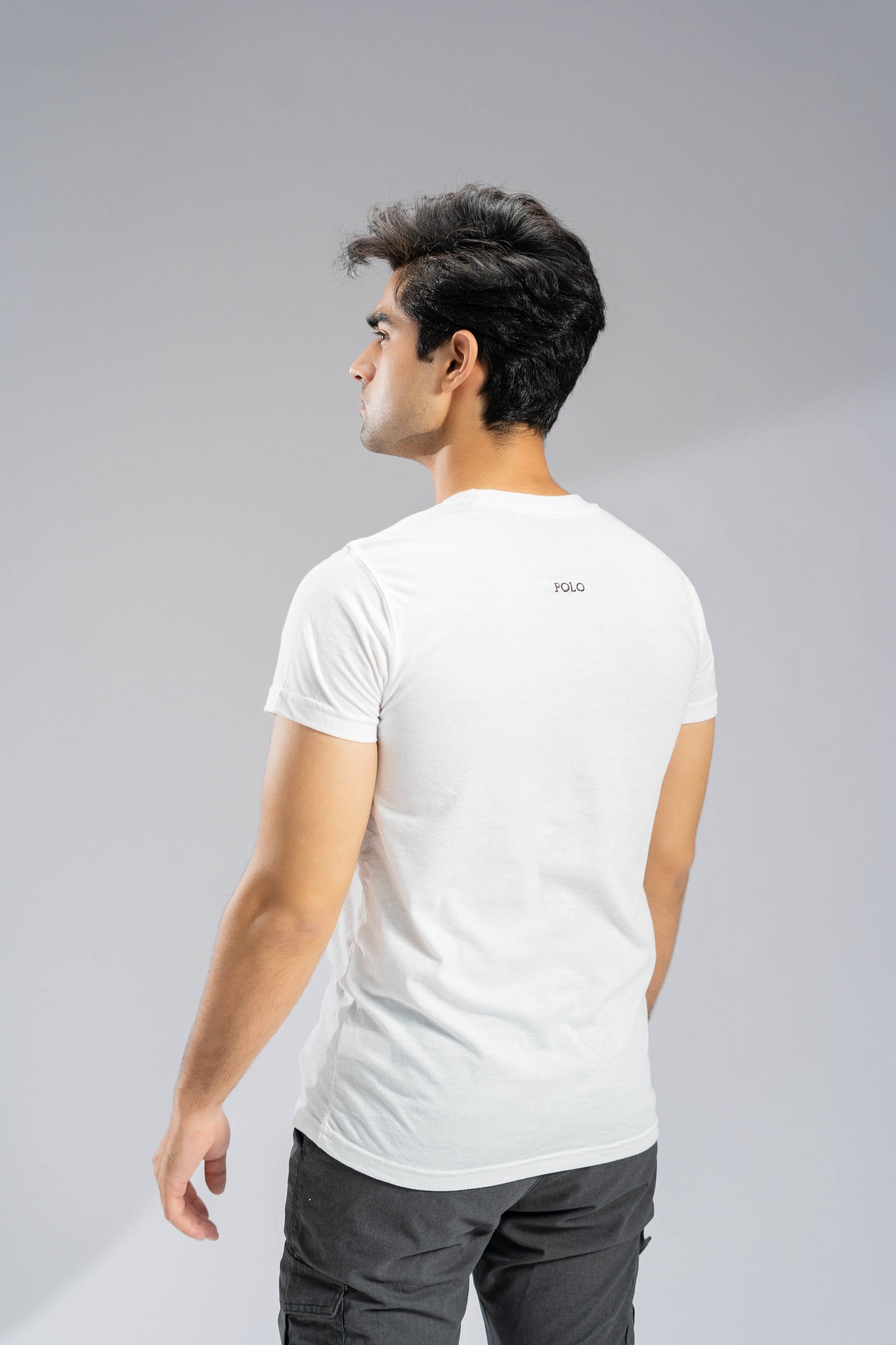 Polo Republica Men's PR & Polo Embroidered Crew Neck Tee Shirt
