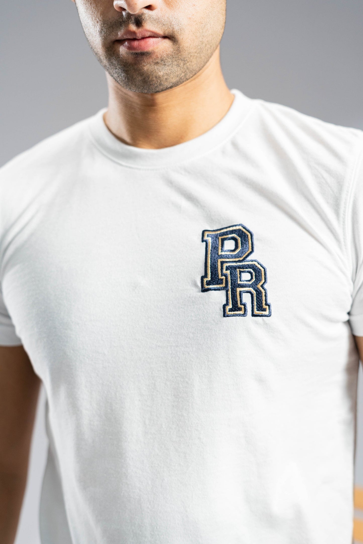 Polo Republica Men's PR & Polo Embroidered Crew Neck Tee Shirt