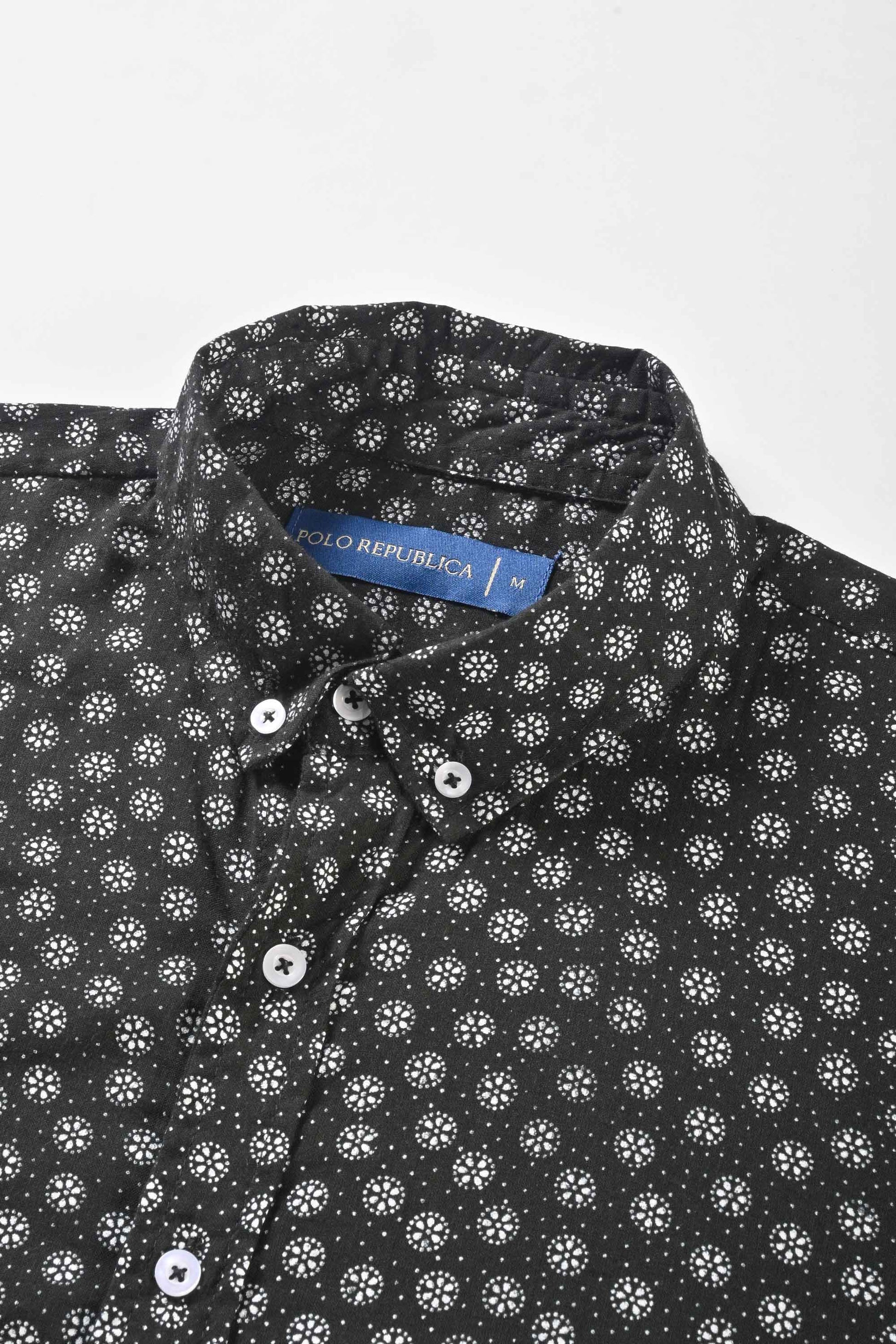 Polo Republica Men's Dots Printed Casual Shirt Men's Casual Shirt Polo Republica 