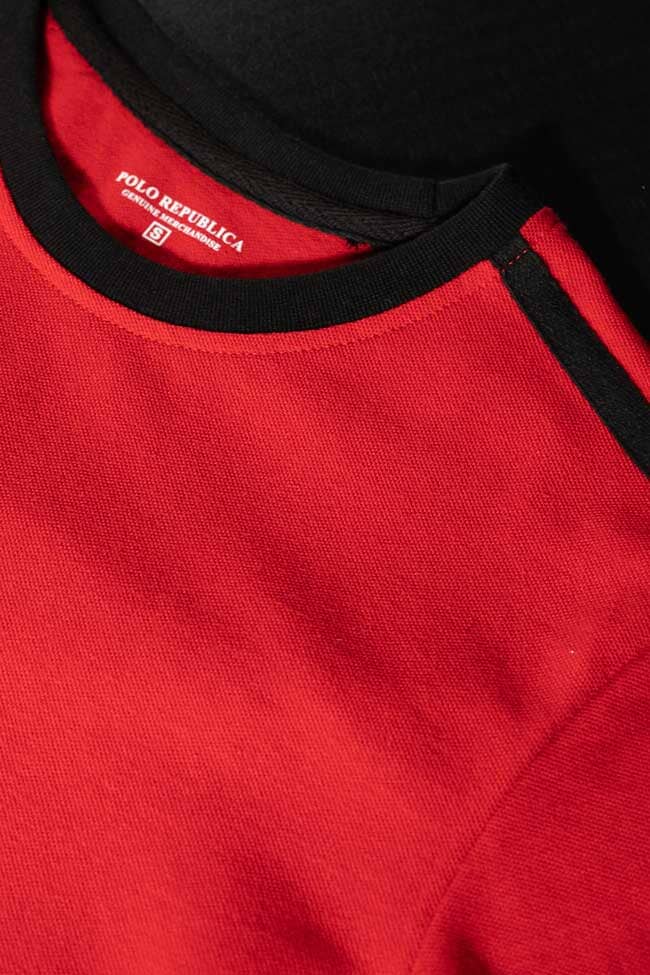 Polo Republica Men's Contrast Striped Tee Shirt