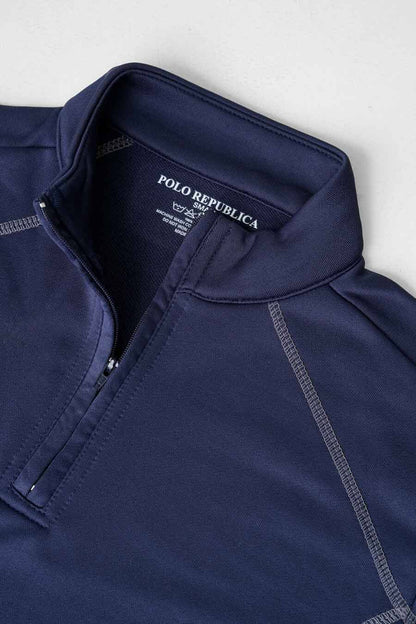 Polo Republica Men's Quarter Zipper Sweatshirt