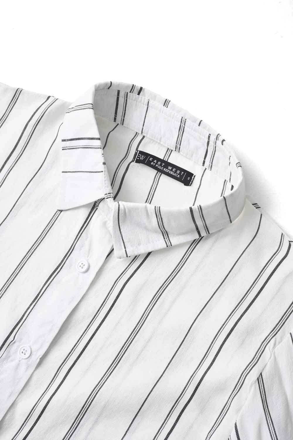 East West Women's Striped Casual Shirt