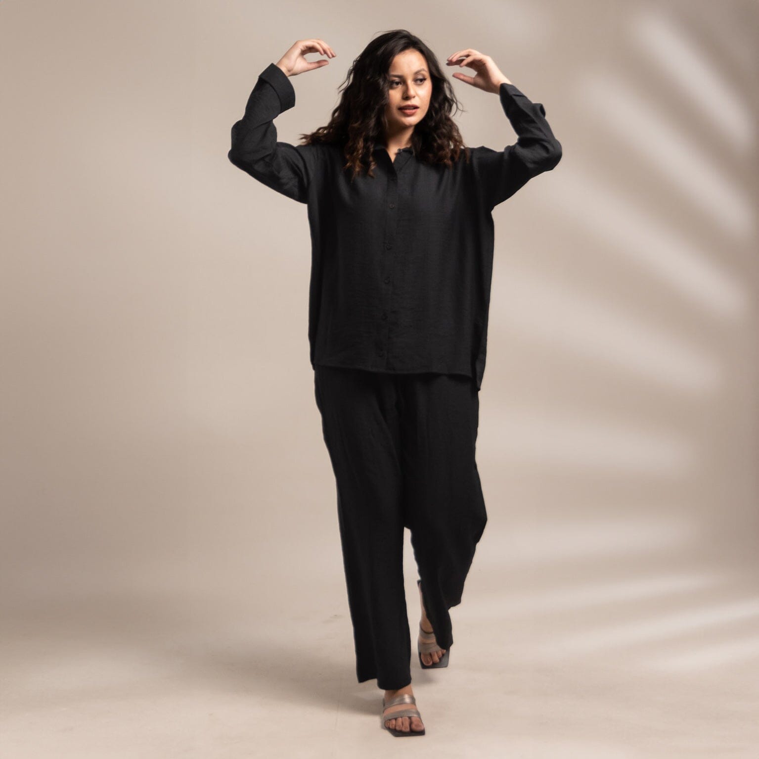 East West By Polo Republica Women’s Solid CO-Ord Set Women's Co Ord Set East West 