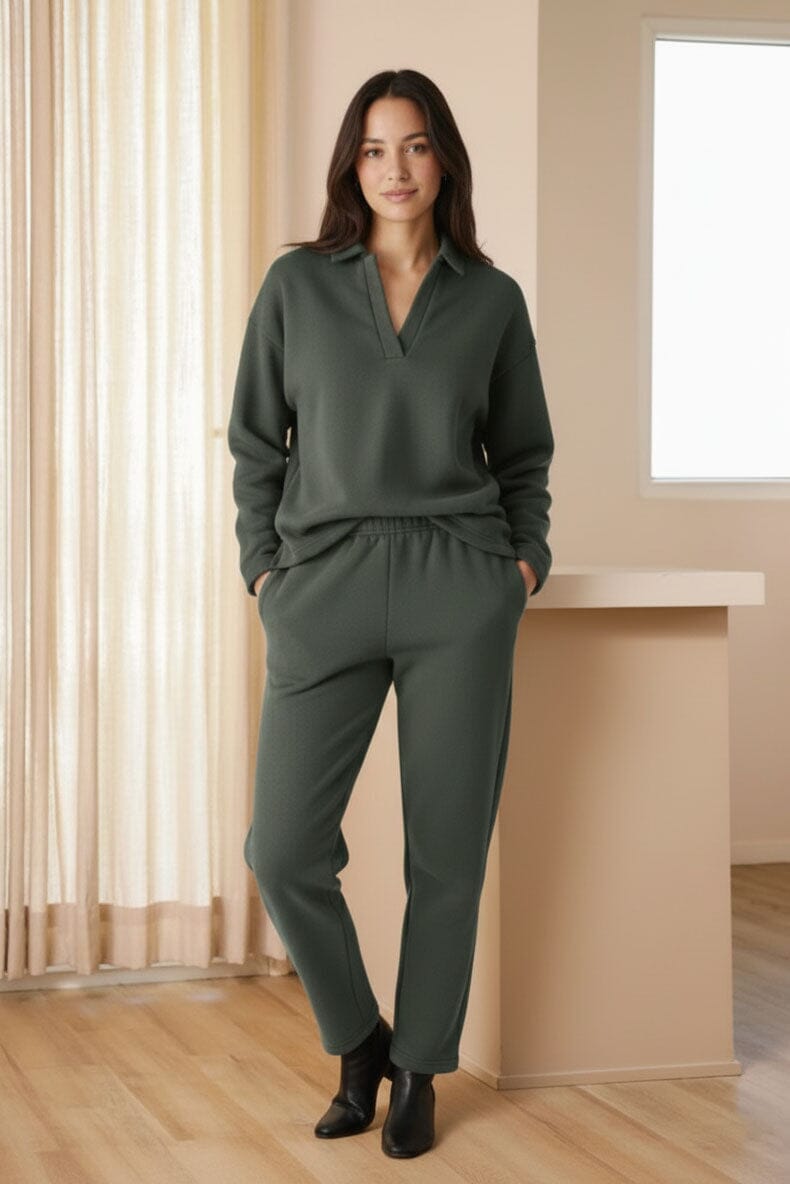 USQUARED Women's V-Neck Co-Ord Set