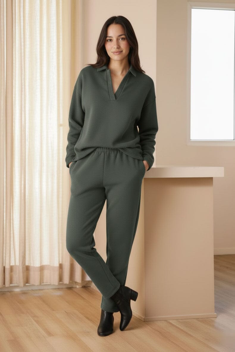 USQUARED Women's V-Neck Co-Ord Set