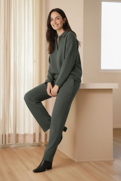 USQUARED Women's V-Neck Co-Ord Set