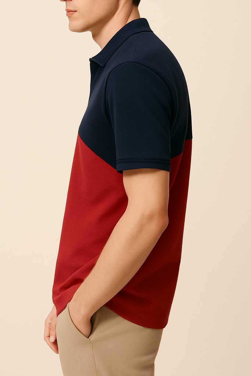 Navy & Red