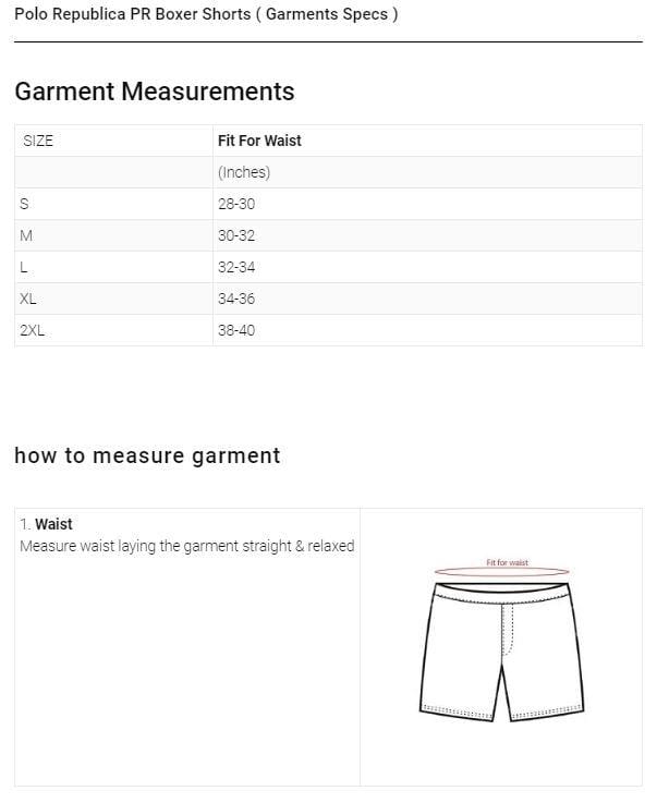 Polo Republica Men's Solid Boxer Shorts Men's Underwear Polo Republica 