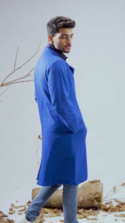 Polo Republica Men's Winter Fleece Long Coat