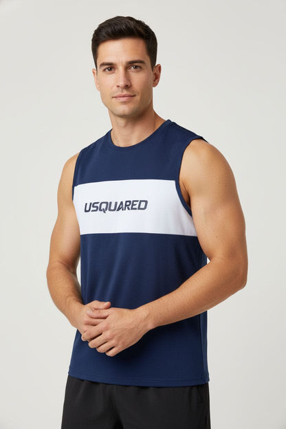 USQUARED Men's Two-Tone Activewear Tank Top