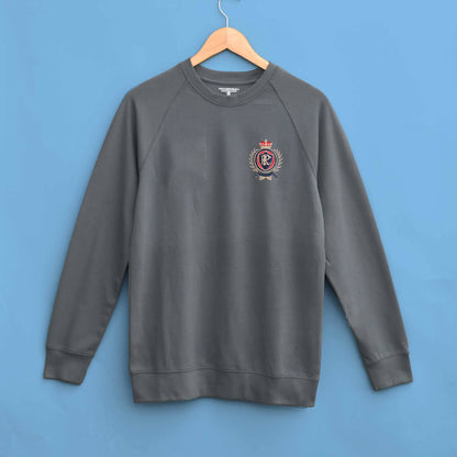 Polo Republica Men's Crest & Polo Embroidered Raglan Sleeve Pique Tee Shirt Men's Tee Shirt Polo Republica 