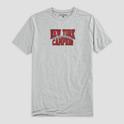 Polo Republica Men's New York Champion Printed Crew Neck Tee Shirt Men's Tee Shirt Polo Republica 