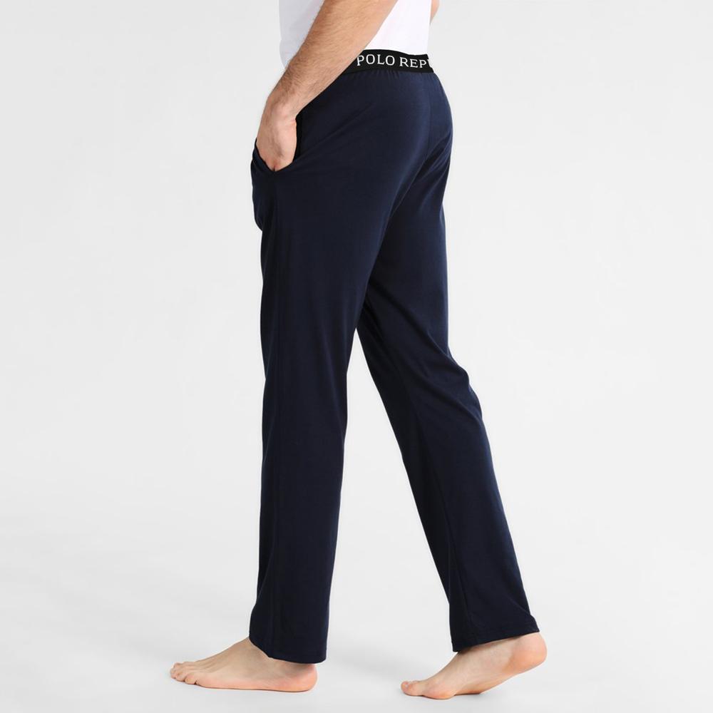  Polo Republica Men's Essentials Jersey Lounge Pants Navy