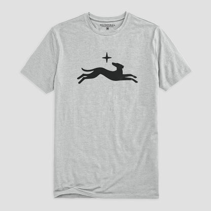Polo Republica Men's Star Runner Printed Crew Neck Tee Shirt Men's Tee Shirt Polo Republica Heather Grey S 