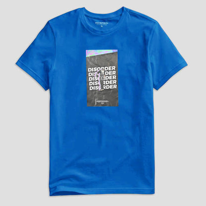 Polo Republica Men's Disorder Printed Crew Neck Tee Shirt Men's Tee Shirt Polo Republica Royal Blue S 
