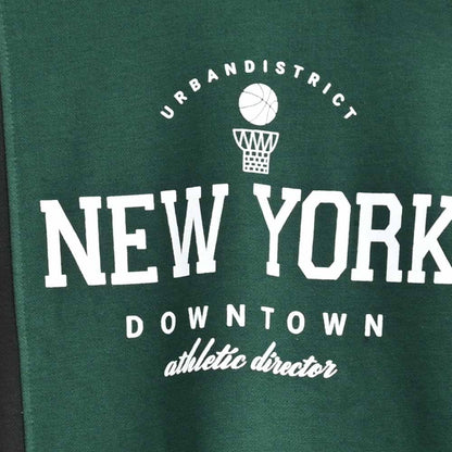Polo Republica Men's New York Printed Vertical Panel Terry Sweat Shirt Men's Sweat Shirt Polo Republica 