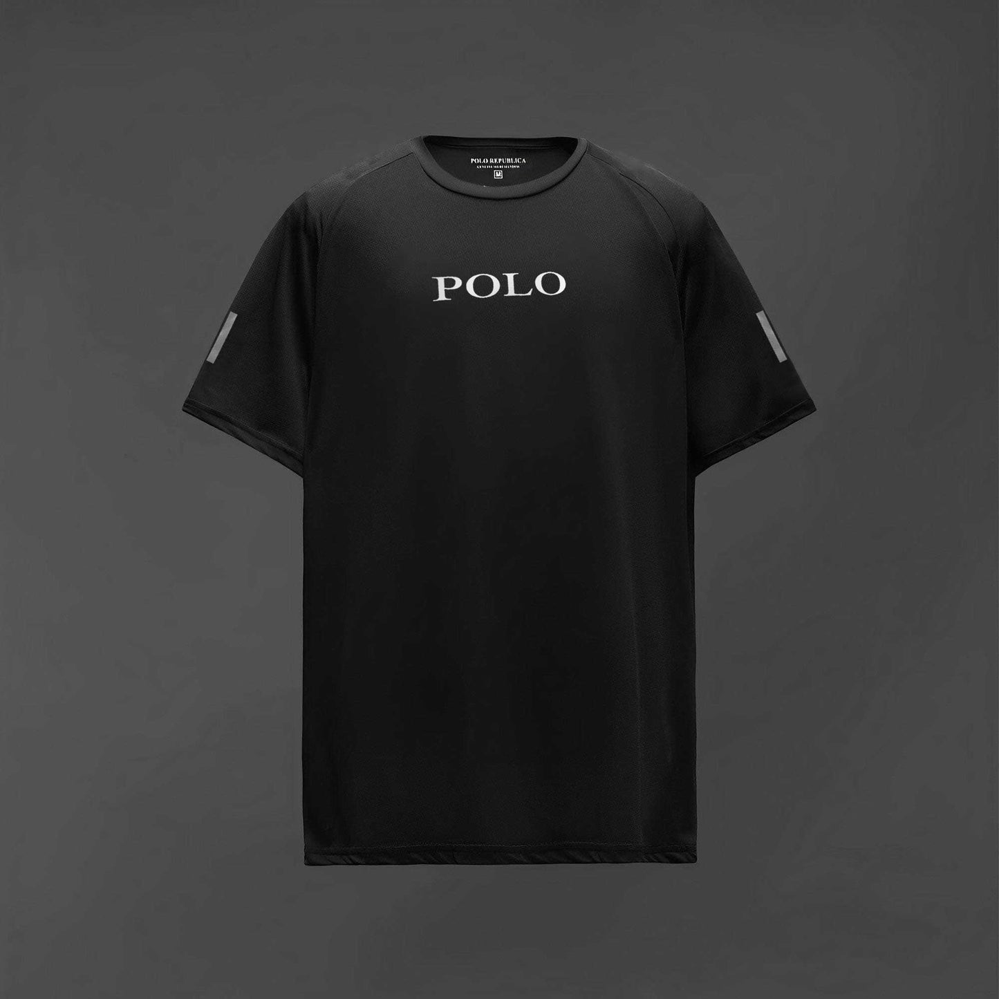 Polo Republica Men's Polo Athletic & Single Stripes Printed Raglan Activewear Tee Shirt