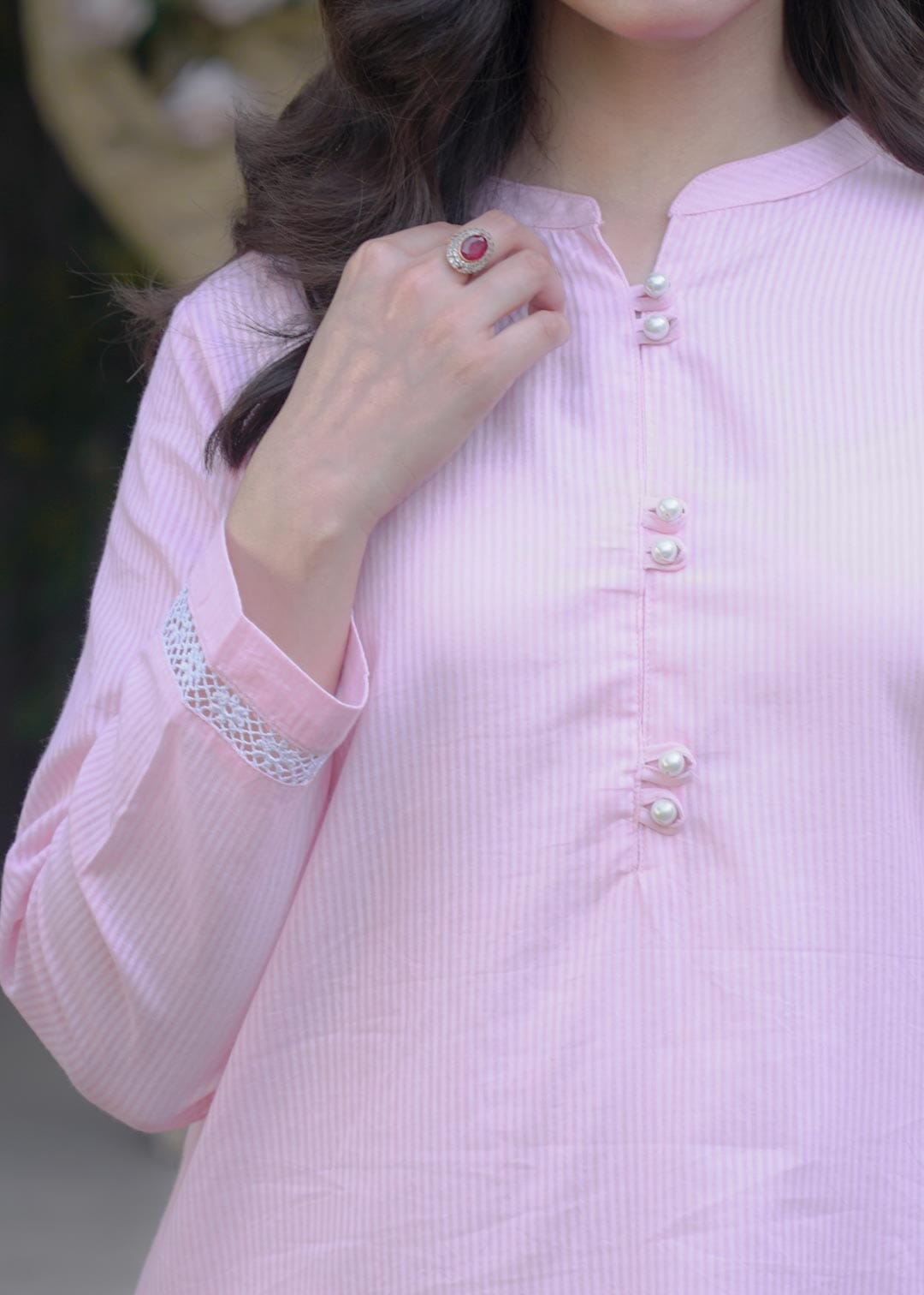 East West By Polo Republica Women's Self Stripe 2 Pc Stitched Suit Women's Stitched Suit East West 