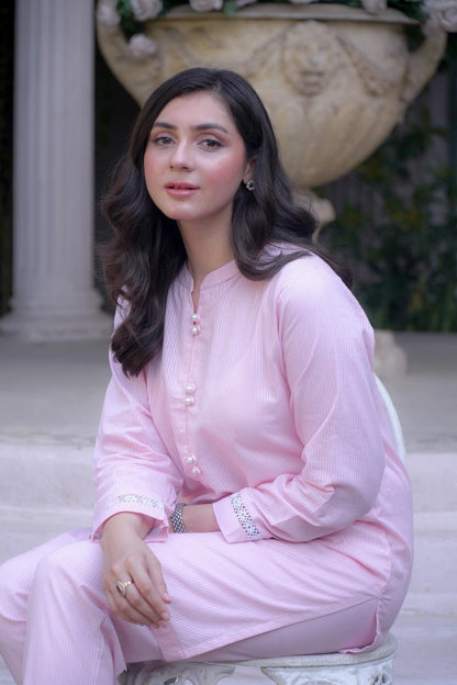 East West By Polo Republica Women's Self Stripe 2 Pc Stitched Suit Women's Stitched Suit East West 