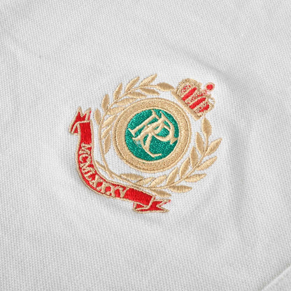 Polo Republica Men's Double Horse Rider & PRC Crest Embroidered Short Sleeve Polo Shirt