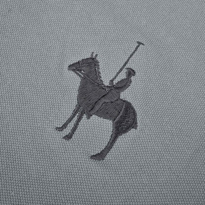 Polo Republica Men's Horse Rider & Crest Polo Embroidered Short Sleeve Polo Shirt