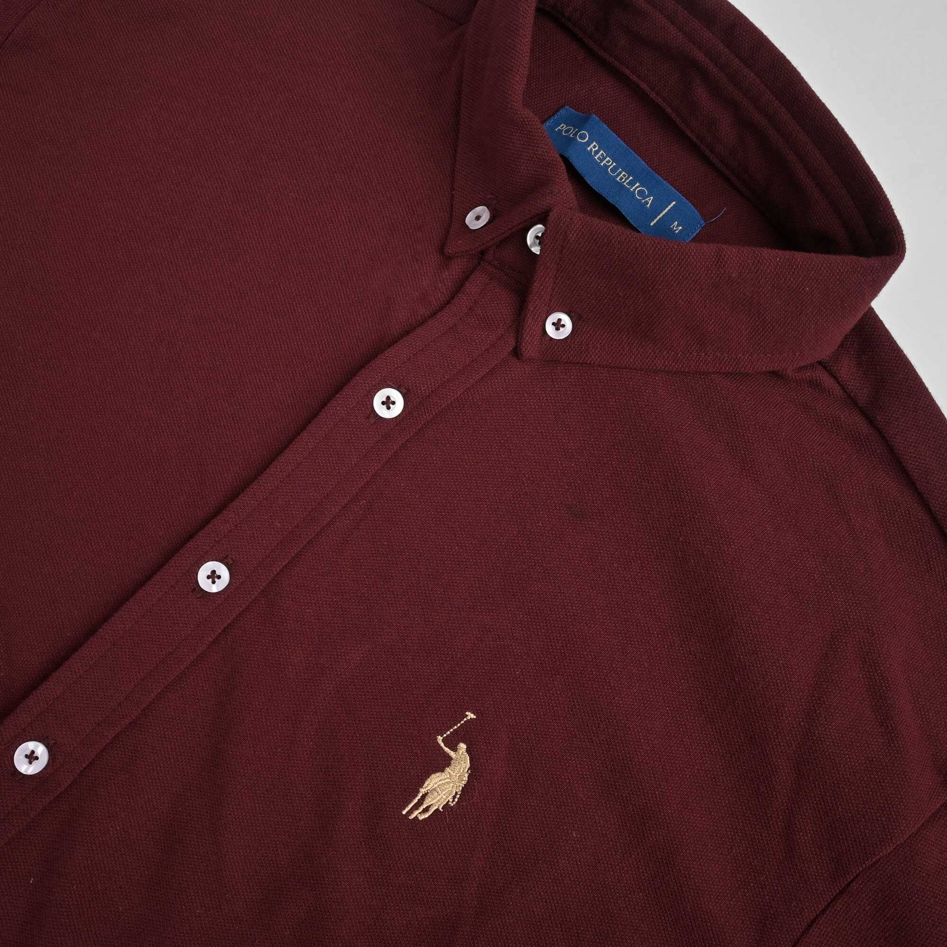 Polo Republica Men's Essentials Knitted Casual Shirt Men's Casual Shirt Polo Republica 
