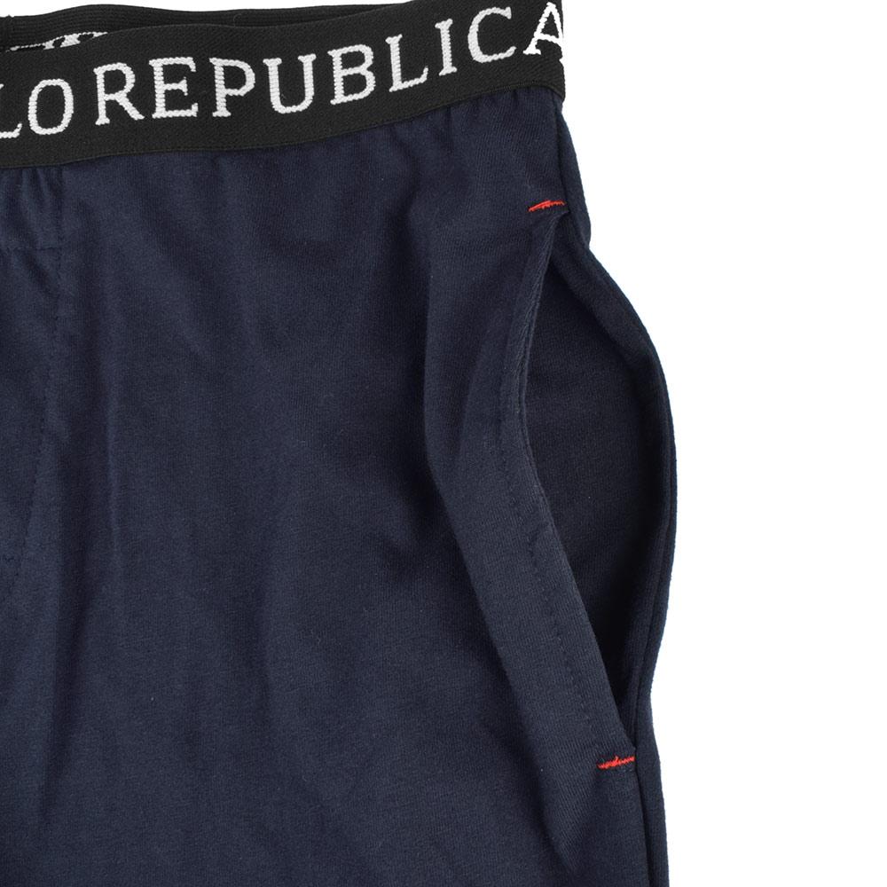  Polo Republica Men's Essentials Jersey Lounge Pants Navy