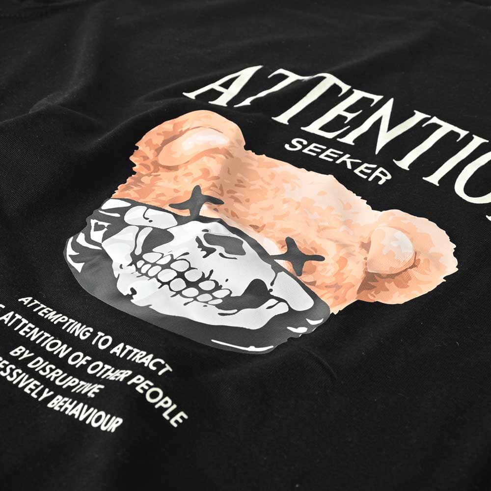 Polo Republica Men's Attention Seeker "Glow in The Dark" Printed Short Sleeve Tee Shirt Men's Tee Shirt Polo Republica 