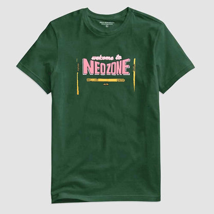 Polo Republica Men's Neo Zone Printed Crew Neck Tee Shirt Men's Tee Shirt Polo Republica Bottle Green S 