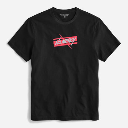 Polo Republica Men's No Mercy Printed Crew Neck Tee Shirt Men's Tee Shirt Polo Republica Black S 
