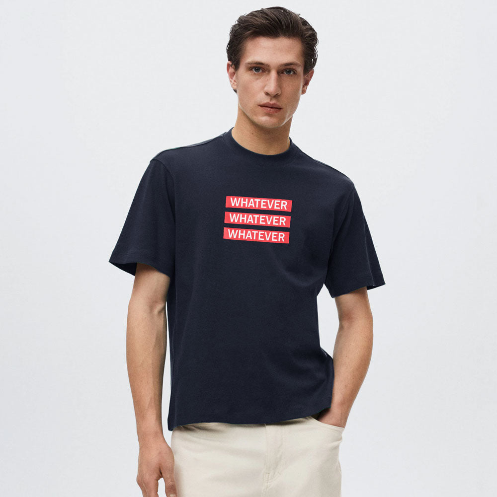 Polo Republica Men's Whatever Printed Crew Neck Tee Shirt Men's Tee Shirt Polo Republica 