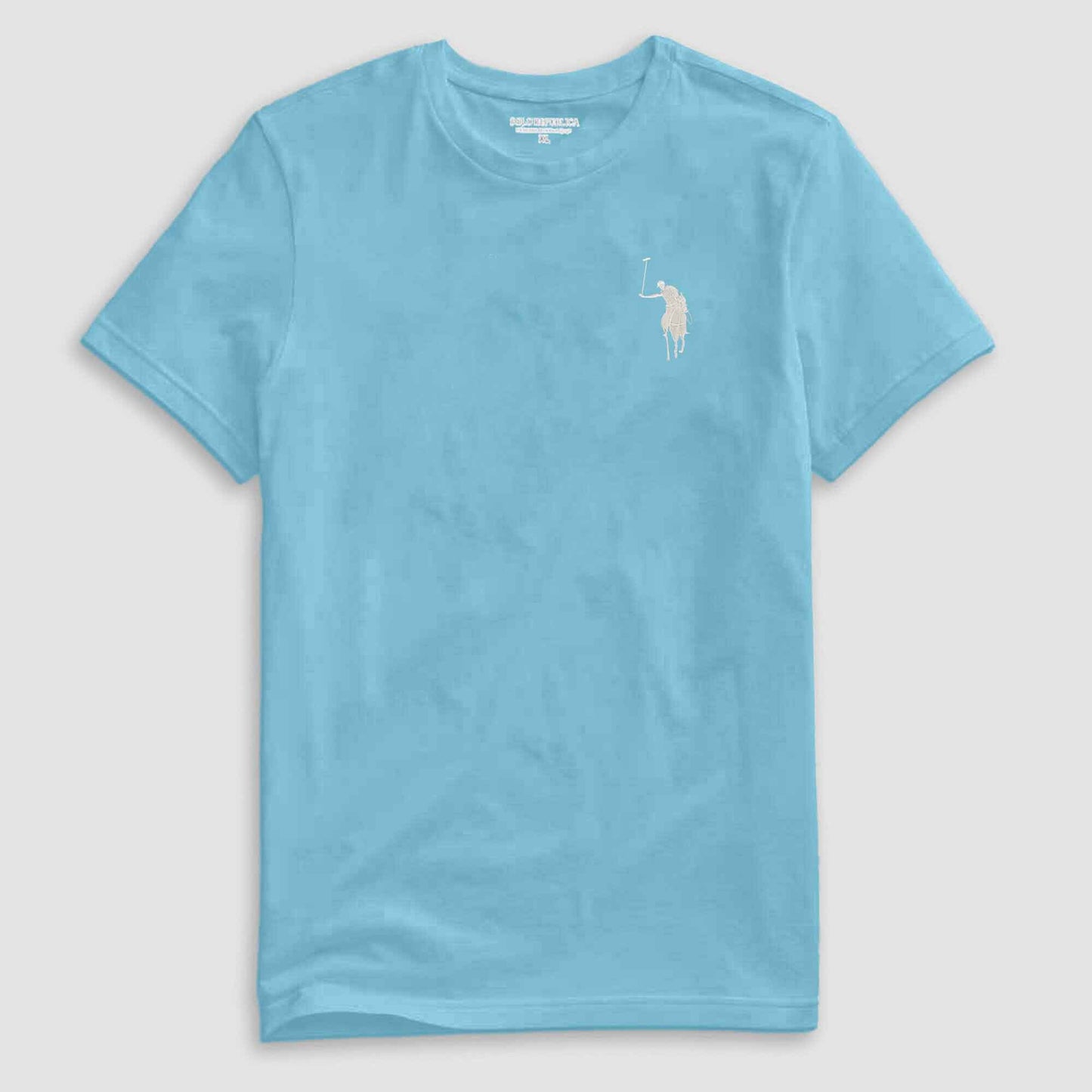 Polo Republica Men's Signature Pony Embroidered Crew Neck Tee Shirt