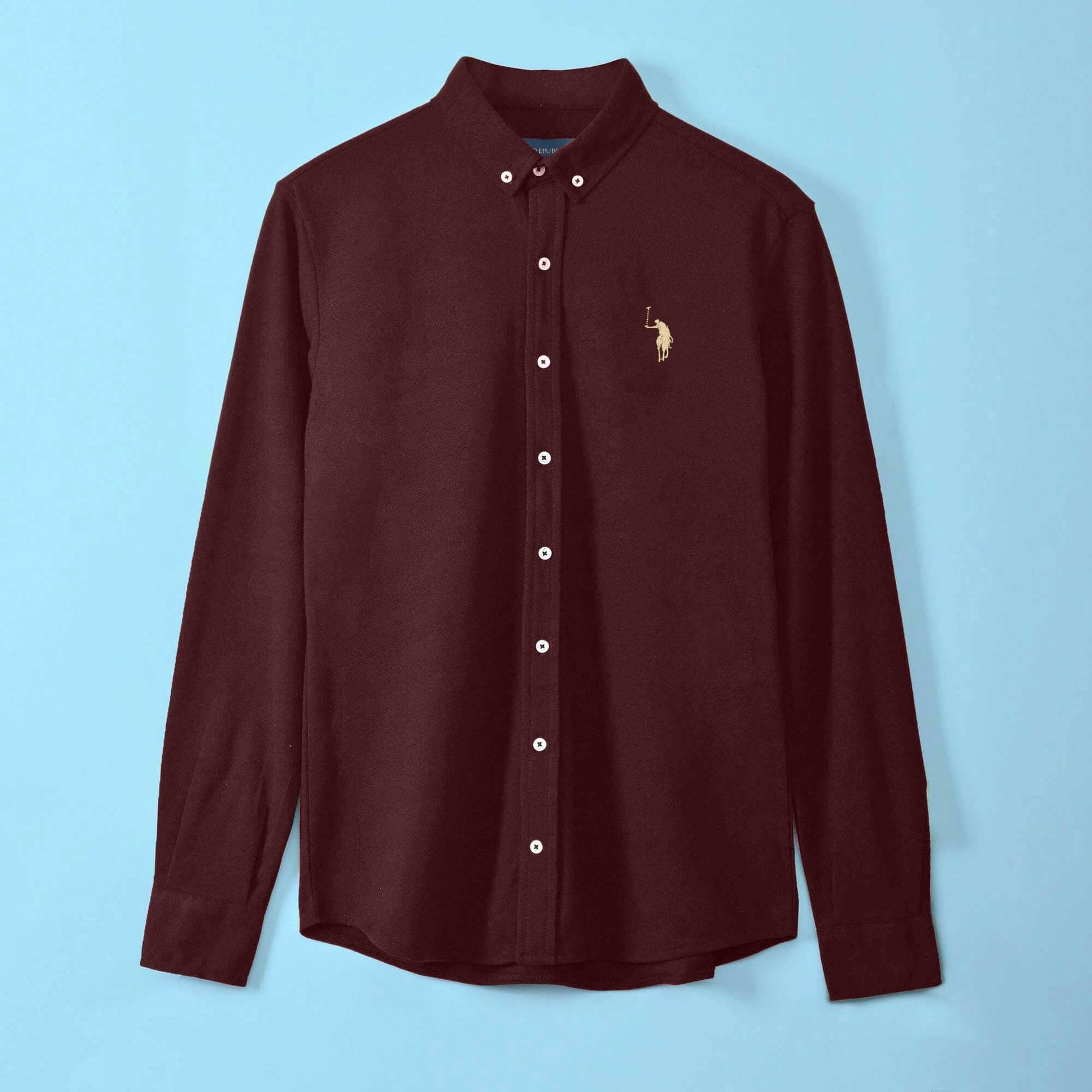 Polo Republica Men's Essentials Knitted Casual Shirt Men's Casual Shirt Polo Republica 
