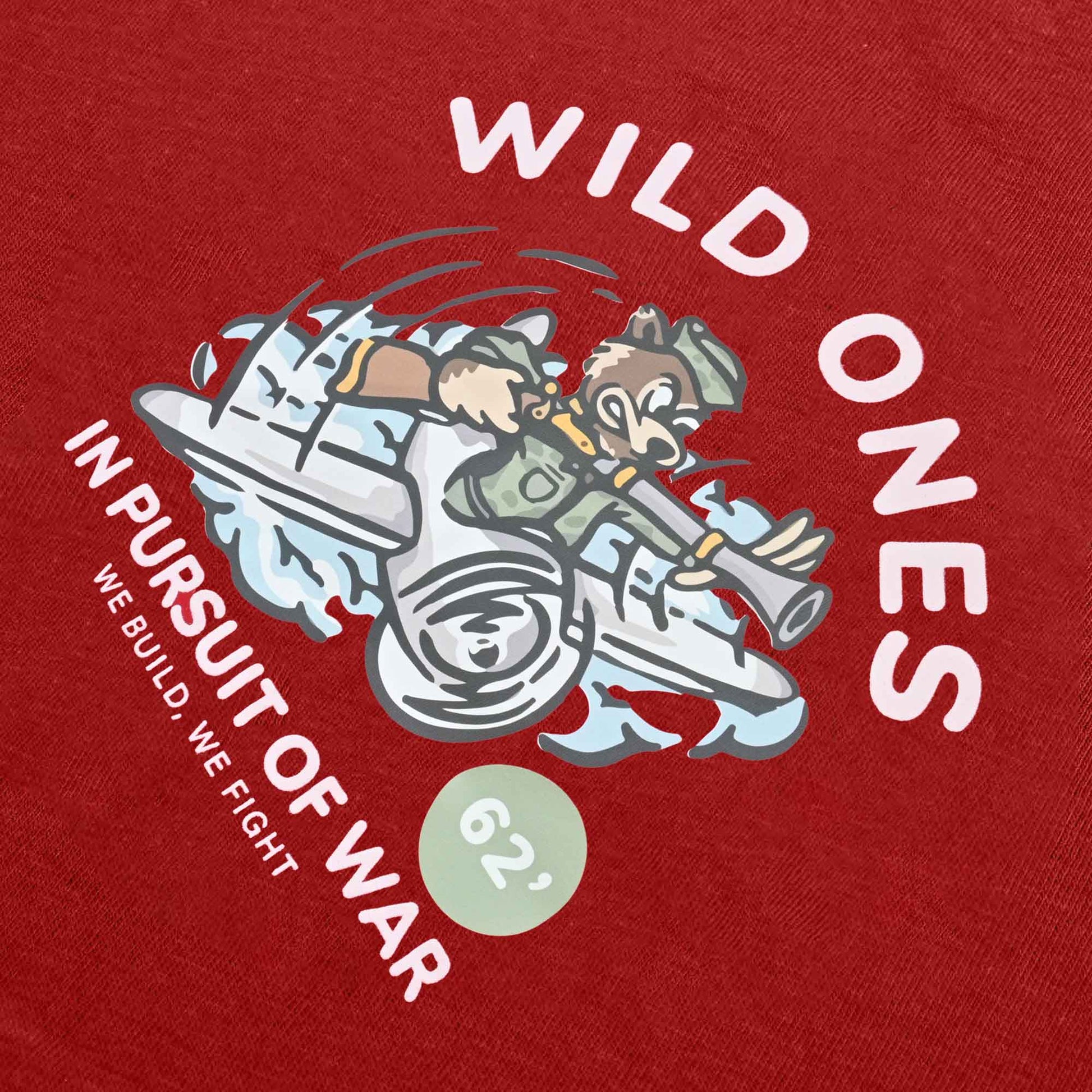 Polo Republica Men's Wild Ones Printed Crew Neck Tee Shirt Men's Tee Shirt Polo Republica 