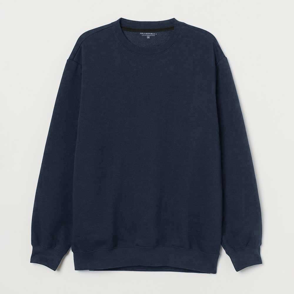 Polo Republica Men's Astrakhan Fleece Sweat Shirt Men's Sweat Shirt Polo Republica Navy S 