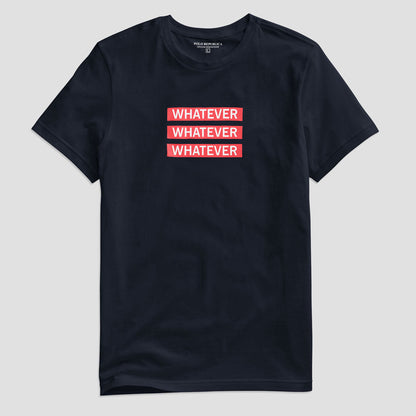 Polo Republica Men's Whatever Printed Crew Neck Tee Shirt Men's Tee Shirt Polo Republica Navy S 